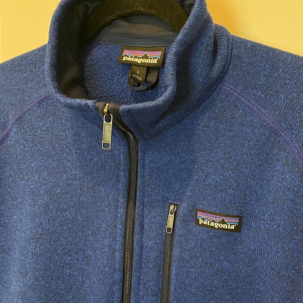 Patagonia Royal Blue Sleeveless Fleece - Picture 2 of 3